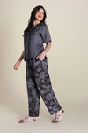 Zivame Satin Sleepwear Set - Vapor Blue — thumbnail 3